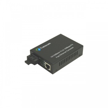 Mediaconvertor 10/100M 1310nm MM 2Km / SM 10km conector SC - TRANSCOM, 