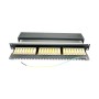 Patch panel 24 porturi ,1U, FTP Cat.5e, Krone+110 , suport de cabluri integrat - EMTEX, 