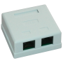 Priza UTP dubla aplicata cat.6 - EMTEX, 