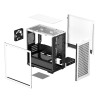 CARCASA DEEPCOOL CH370 WH, Micro ATX, fara sursa, sticla securizata, 1 x 120mm fan, USB 3.0 x 2, Jack 3.5mm x 1, white, 