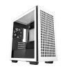 CARCASA DEEPCOOL CH370 WH, Micro ATX, fara sursa, sticla securizata, 1 x 120mm fan, USB 3.0 x 2, Jack 3.5mm x 1, white, 