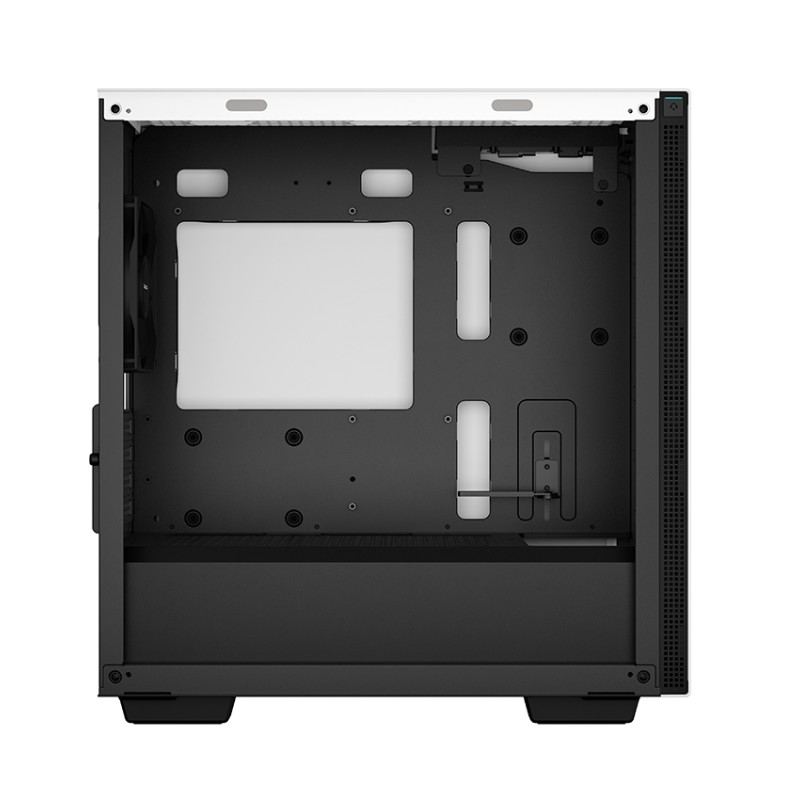 CARCASA DEEPCOOL CH370 WH, Micro ATX, fara sursa, sticla securizata, 1 x 120mm fan, USB 3.0 x 2, Jack 3.5mm x 1, white, 