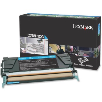 Toner Original Lexmark Cyan, C748H1CG, pentru C748 series, 10K, (timbru verde 1.2 lei) , 