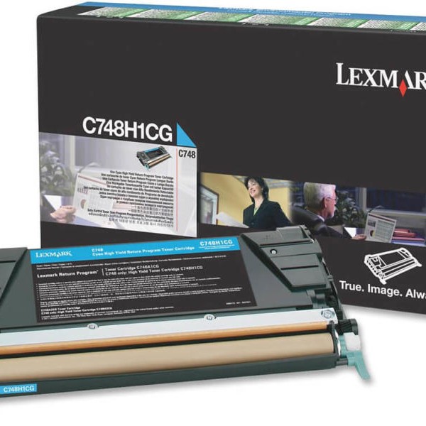 Toner Original Lexmark Cyan, C748H1CG, pentru C748 series, 10K, (timbru verde 1.2 lei) , 