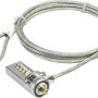 CABLU securitate LOGILINK pt. notebook, slot standard, cifru cu patru discuri, 1.5m, cablu otel, 
