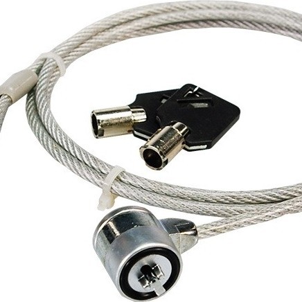 CABLU securitate LOGILINK pt. notebook, slot standard, cheie standard, 1.5m, cablu otel, 