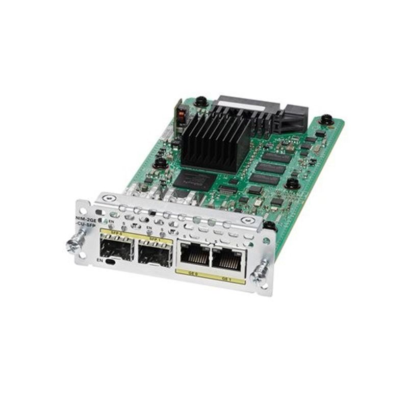 2-port GE WAN NIM, dual-mode RJ45 & SFP 