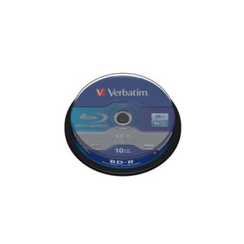 BD-R VERBATIM, 25GB, VITEZA 6X, SPINDLE, SET 10 BUC, 