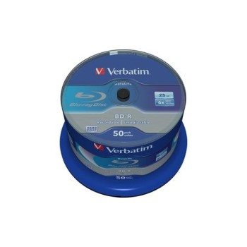 BD-R VERBATIM 25GB, VITEZA 6X, WHITE BLUE SURFACE, SPINDLE, 50 BUC, 
