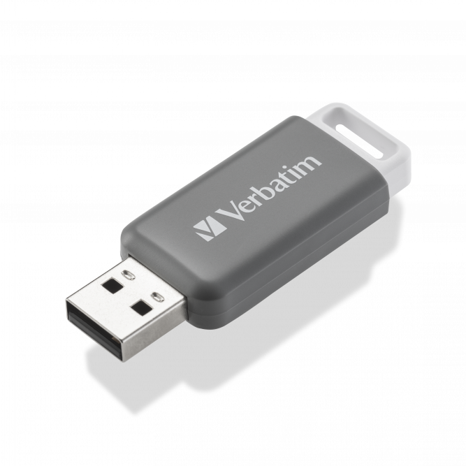 MEMORIE USB VERBATIM DATABAR 128GB USB 2.0, GRI 