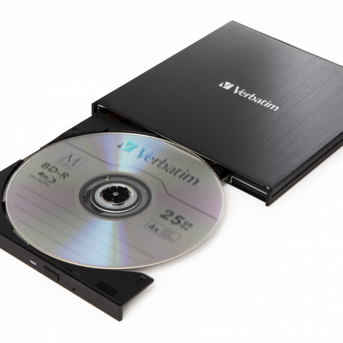 BLU-RAY WRITER VERBATIM UHD USB 3.1 + USB-C 