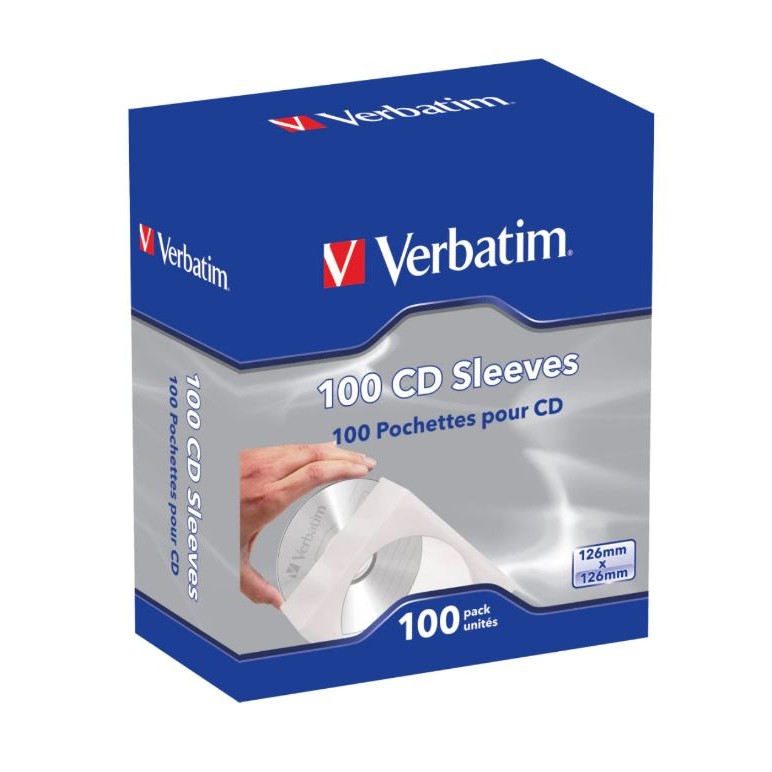 PLICURI HARTIE VERBATIM SET 100 BUC 