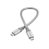CABLU USB 3.1 VERBATIM TYPE-C LA TYPE-C, STAINLESS STEEL, CABLU 30CM ARGINTIU 