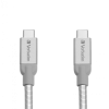 CABLU USB 3.1 VERBATIM TYPE-C LA TYPE-C, STAINLESS STEEL, CABLU 30CM ARGINTIU 