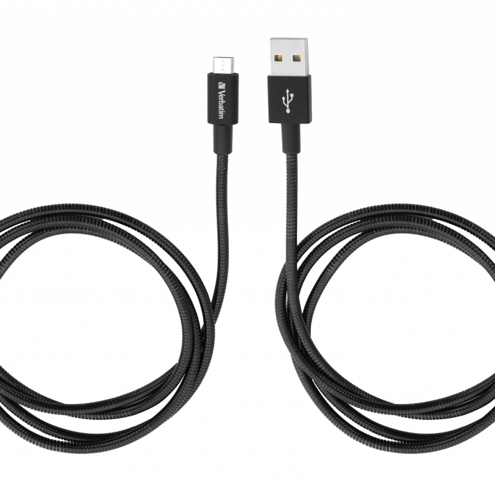 CABLU MICRO USB B VERBATIM, SYNC,  100CM, NEGRU, CABLU MICRO USB B, 100CM, NEGRU 