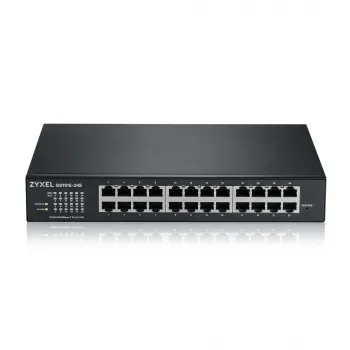 ZYXEL | GS1915-24E-EU0101F | GS1915-24E | Switch | Smart Managed | Layer 2 |  Rackmount | Porturi 24 Gigabit | Fanless | Standalone or Nebula Flex Cloud 
