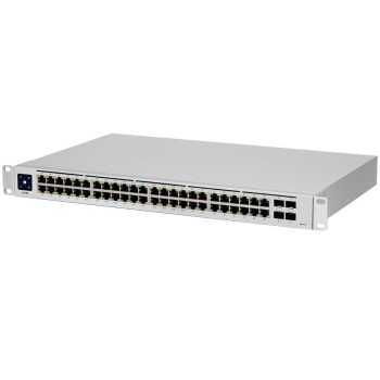 USW-48-PoE is 48-Port managed PoE switch with (48) Gigabit Ethernet ports including (32) 802.3at PoE+, and (4) SFP. Powerful second-generation UniFi switching., 