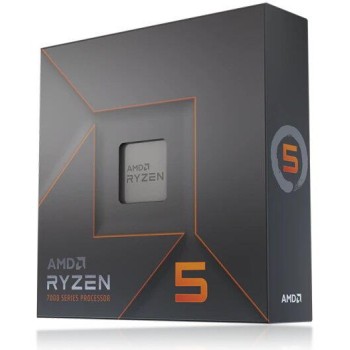 AMD CPU Desktop Ryzen 5 6C/12T 7600X (4.7/5.0GHz Boost,38MB,105W,AM5) box, with Radeon Graphics, 