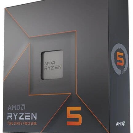 AMD CPU Desktop Ryzen 5 6C/12T 7600X (4.7/5.0GHz Boost,38MB,105W,AM5) box, with Radeon Graphics, 