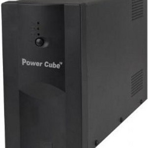 UPS GEMBIRD Line Int. cu sin. simulata, cu management, Tower, LED, 1200VA/720W, AVR, 4x IEC, baterie 2x 12V/7Ah, incarcare pana la 12h, USB, 2x RJ11, 