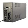 UPS GEMBIRD Line Int. cu sin. simulata, cu management, Tower, LCD, 2000VA/1200W, AVR, 2x Schuko + 3x IEC, baterie 2x 12V/9Ah, incarcare pana la 8h, USB, 2x RJ11, 