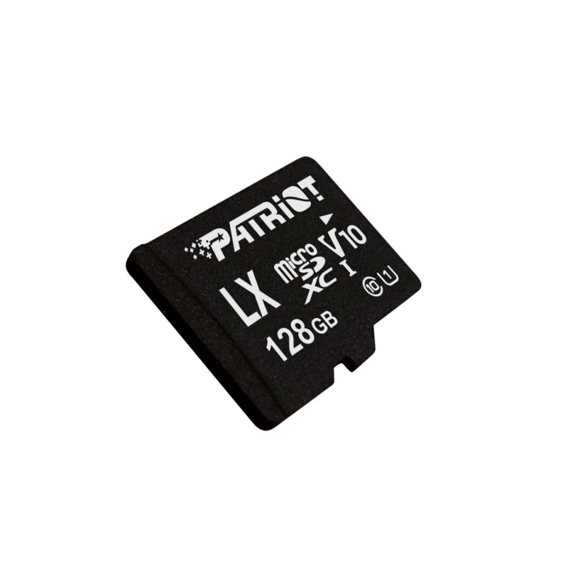 CARD MicroSD PATRIOT, 128 GB, MicroSDXC, clasa 10, standard UHS-I U1, 