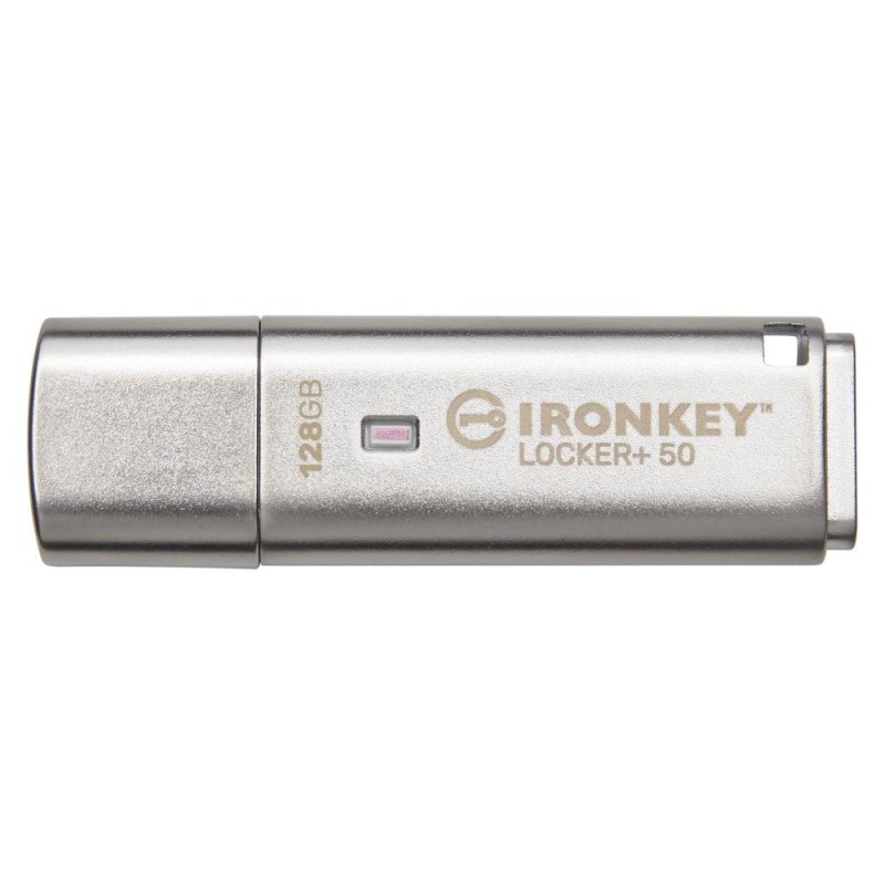 128GB IronKey Locker Plus 50 AES Encrypted, USBtoCloud, 
