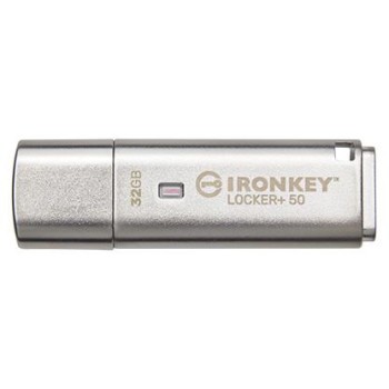 32GB IronKey Locker Plus 50 AES Encrypted, USBtoCloud, 