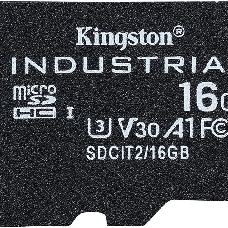 16GB microSDHC Industrial C10 A1 pSLC Card Single Pack w/o Adapter, 