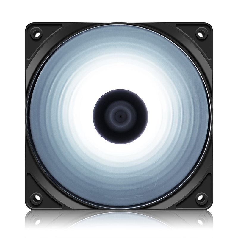 VENTILATOR DEEPCOOL PC RF120W, 120x120x25 mm, 4 white LED, Hydro Bearing, 