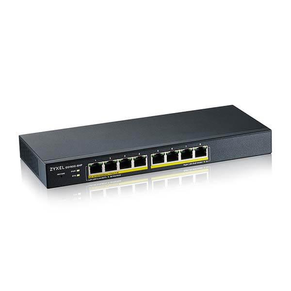 ZYXEL GS1900-8HP 8PORT GBE L2 POE SWITCH, 