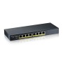 ZYXEL GS1900-8HP 8PORT GBE L2 POE SWITCH, 