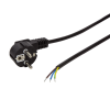 CABLU alimentare LOGILINK 1.8m, intrare Schuko, iesire fire fara conector 3 x 0.75mm2, 10A / 2500W, 1.5m, black, 