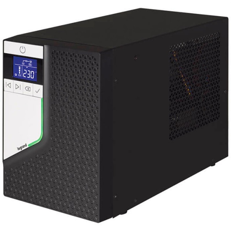 UPS Legrand KEOR E,Tower,1500VA/1200W,Line Interactive,Pure Sinewave Output,Cold Start Function,Hot-swappable battery,8x10A IEC,3 pcsx9Ah/12V,18.9kg,USB,RS232,SNMP,