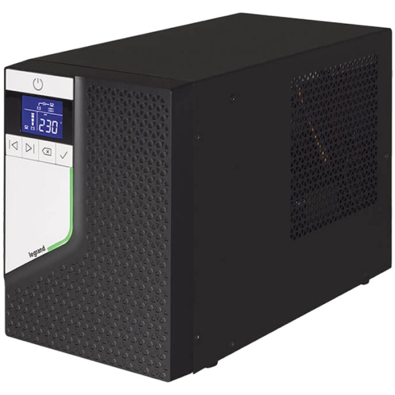 UPS Legrand KEOR E,Tower,2000VA/1600W,Line Interactive,Pure Sinewave Output,Cold Start Function,Hot-swappable battery,8x10A IEC,4 pcsx9Ah/12V,23kg,USB,RS232,SNMP,