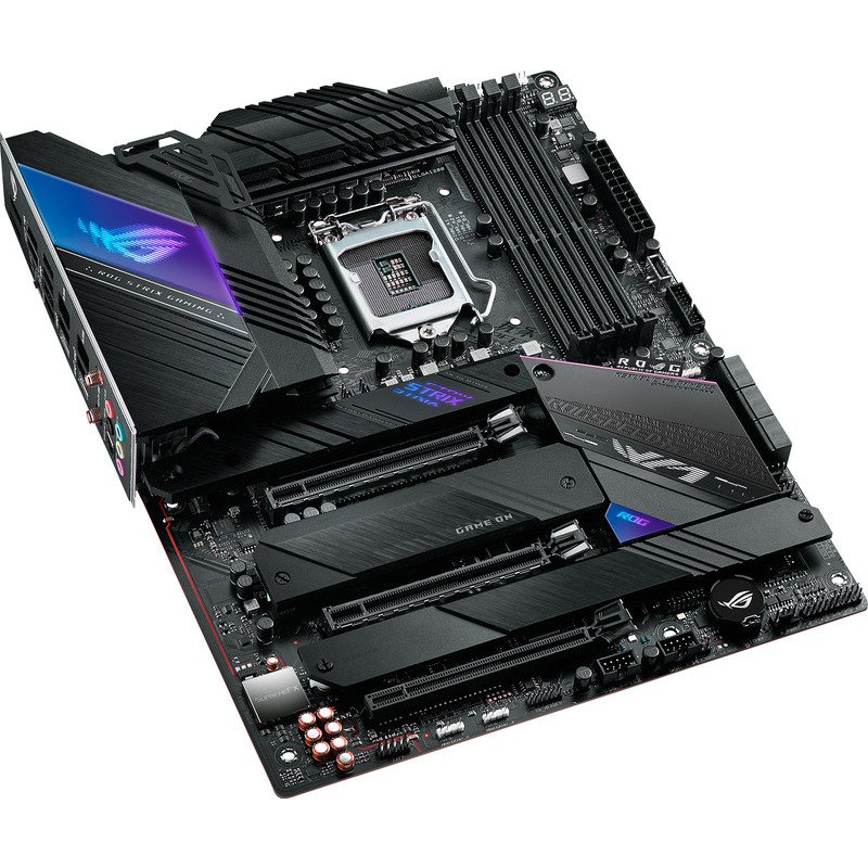 ASUS ROG STRIX Z590-E GAMING WIFI LGA1200 Z590 4xDIMM up to 128GB PCIe M.2 SATA HDMI DP USB 3.2 Wi-Fi, 