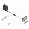 Adaptor Activ Lindy DisplayPort to VGA, 