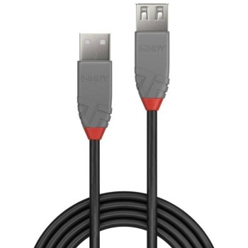 Cablu Lindy 0.5m USB 2.0 Type A Ext Anth, 