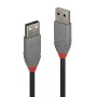 Cablu Lindy 0.5m USB 2.0 Type A, Anthra, 