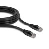 Cablu Lindy 1m Cat.6 U/UTP, Black, 