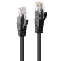 Cablu Lindy 1m Cat.6 U/UTP, Black, 