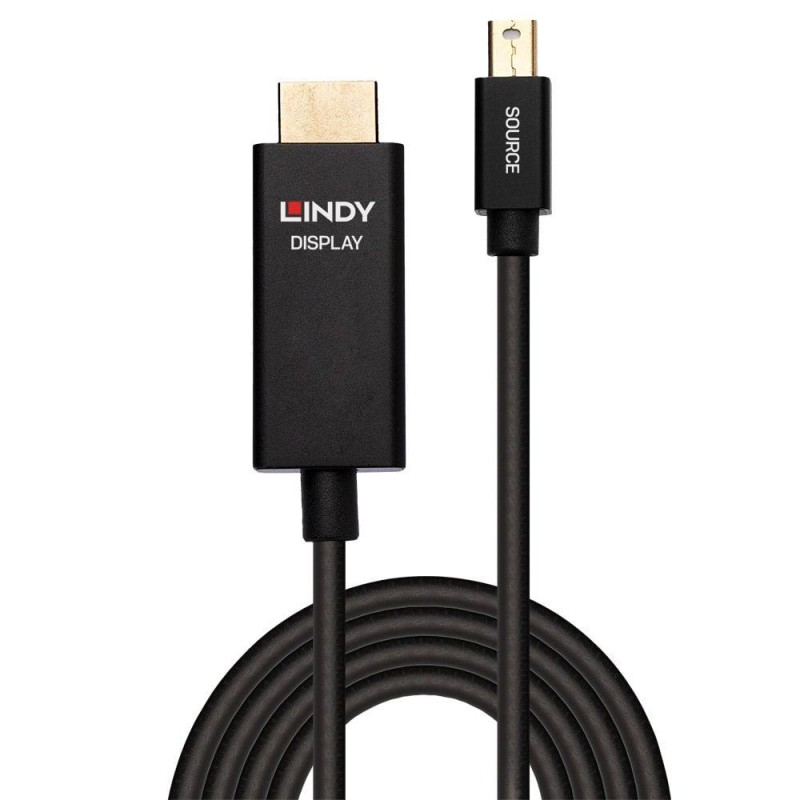 Cablu Lindy 2m Active mDP to HDMI (HDR), 