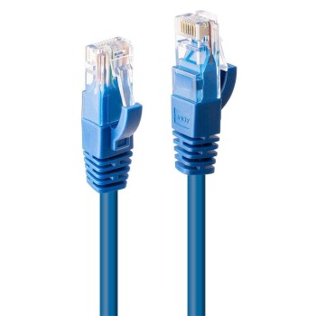 Cablu Lindy 2m Cat.6 U/UTP, Blue, 