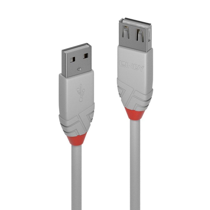 Cablu Lindy 3m USB 2.0 Type A Ext Anthra, 