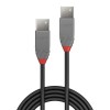 Cablu Lindy 3m USB 2.0 Type A to A, Anth, 