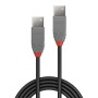 Cablu Lindy 3m USB 2.0 Type A to A, Anth, 