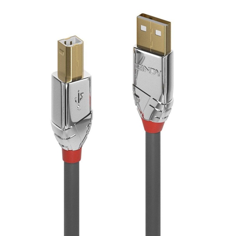 Cablu Lindy 3m USB 2.0 Type A to B Cromo, 