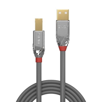 Cablu Lindy 5m USB 2.0 Type A to B Cromo, 