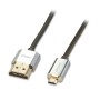 Cablu Lindy HDMI - mHDMI Cromo Slim 2m, 