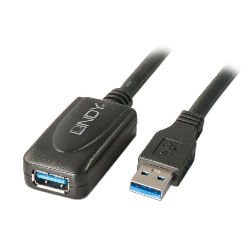 Cablu Lindy USB 3.0, 5m, Active Extensio, 